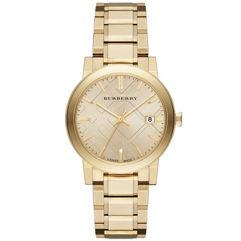 burberry gold watch men.